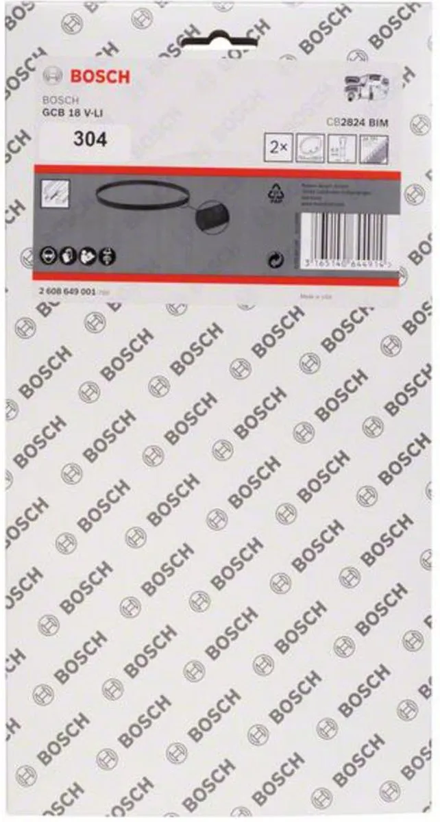 Bosch Professional CB 2824 BIM Bandzaagbladen 2 Stuks - Metaal