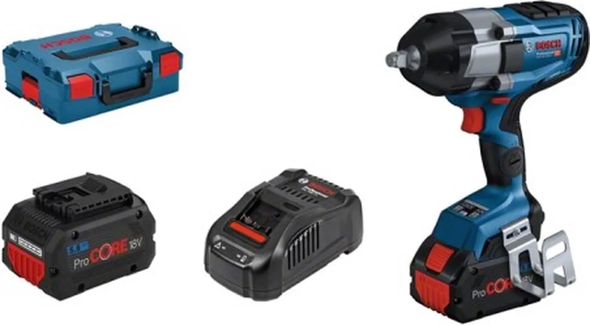 Bosch Professional GDS 18V-1000 C Slagmoeraanzetter - 2x 5.5Ah Accu