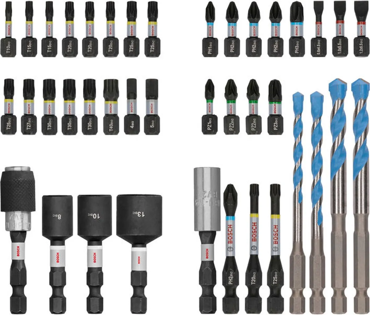 Bosch Professional PRO Impact Boor-/Bitset 40-delig