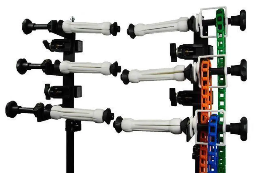 Falcon Eyes B-4W Achtergrondsteun - 4 Rollen - Zwart