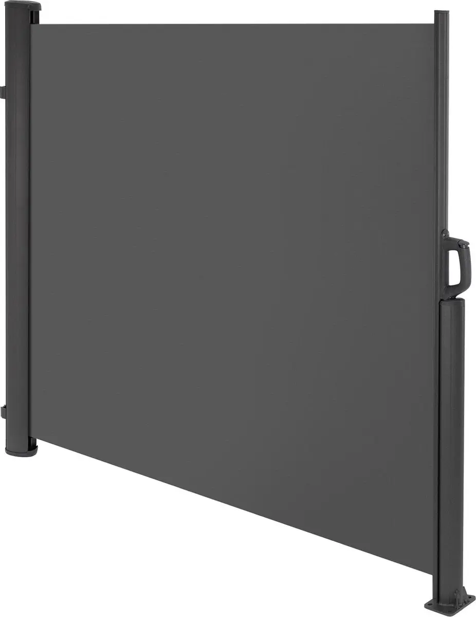 Koopman Windscherm Terras 3x1.4m - Antraciet - Oprolbaar - afbeelding 3 van 6