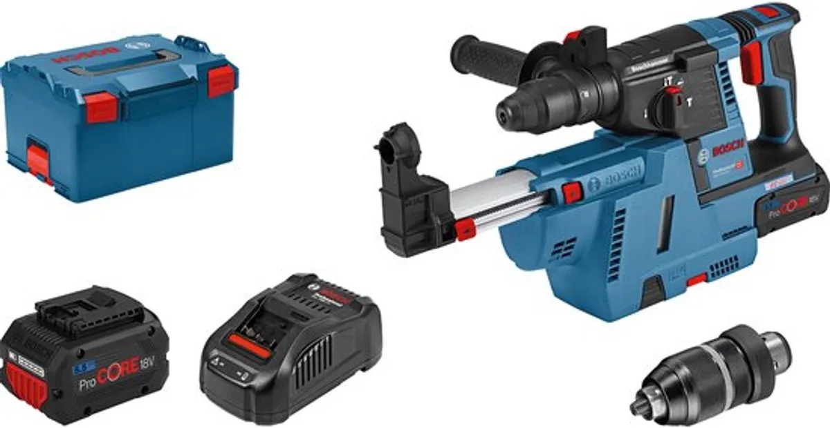 Bosch Professional GBH 18V-26F Boorhamer - 2x 5,5Ah - SDS-plus