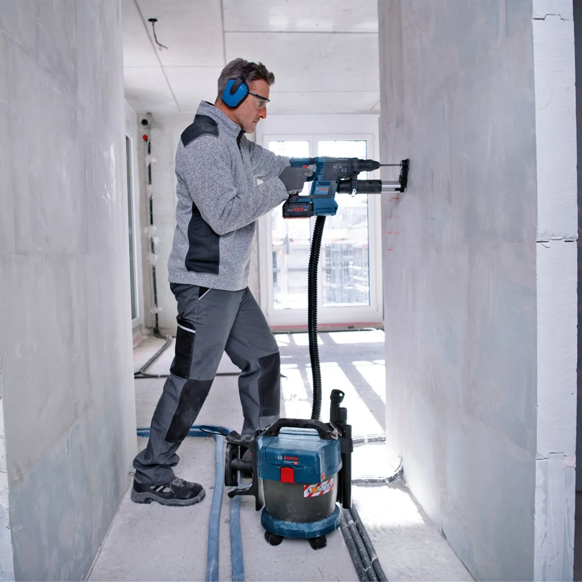 Bosch Professional GBH 18V-26F Boorhamer - 2x 5,5Ah - SDS-plus