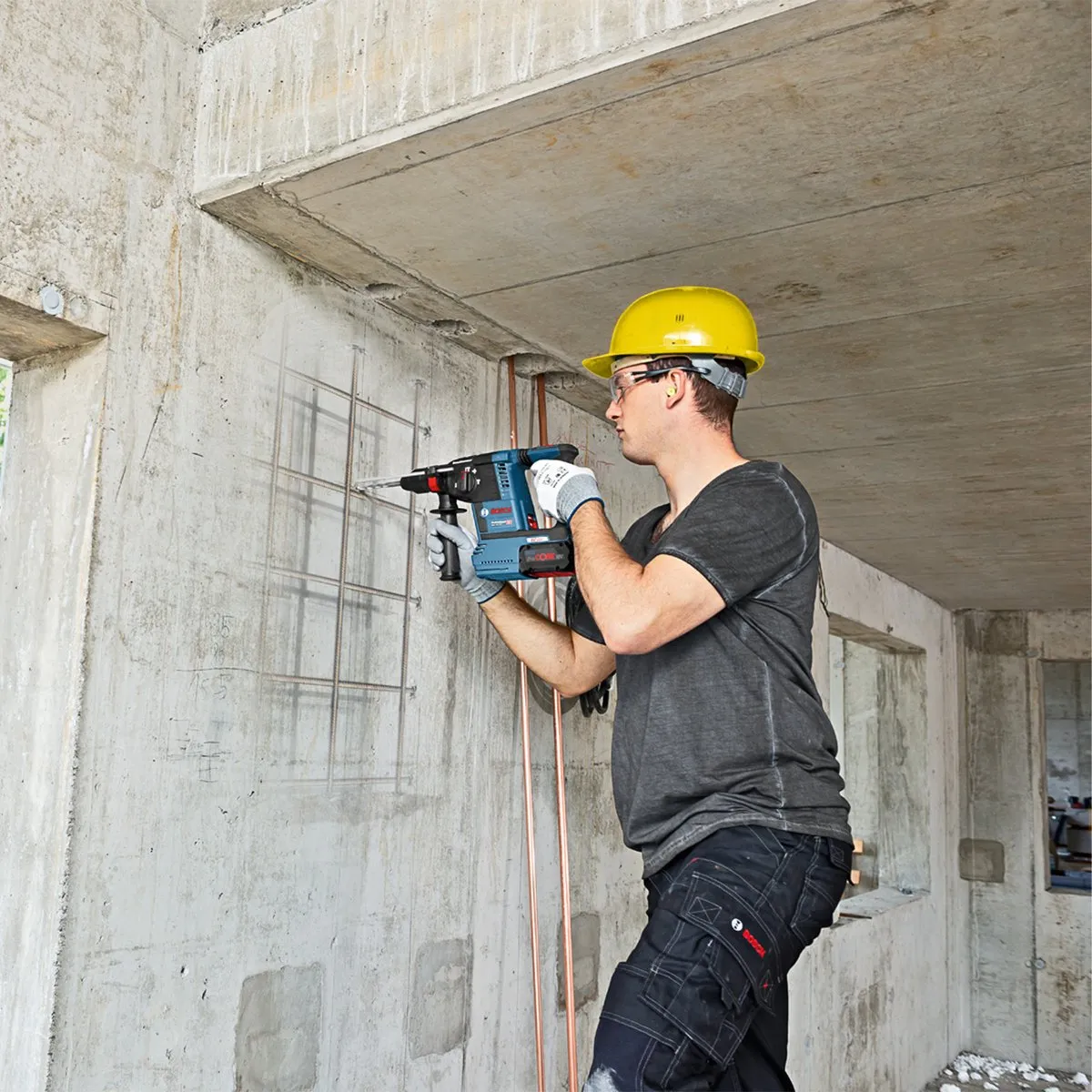 Bosch Professional GBH 18V-26F Boorhamer - 2x 5,5Ah - SDS-plus