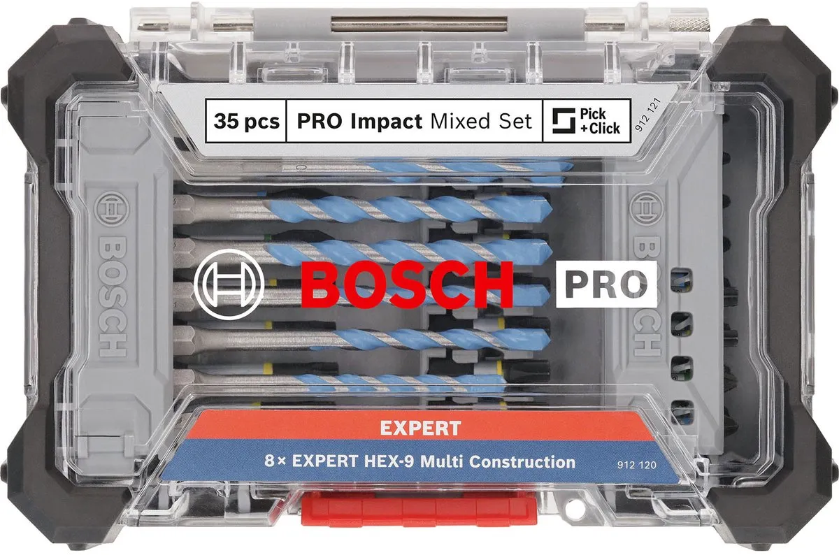 Bosch Professional PRO Impact Boor- en Bit-Set 35-delig 2608522518