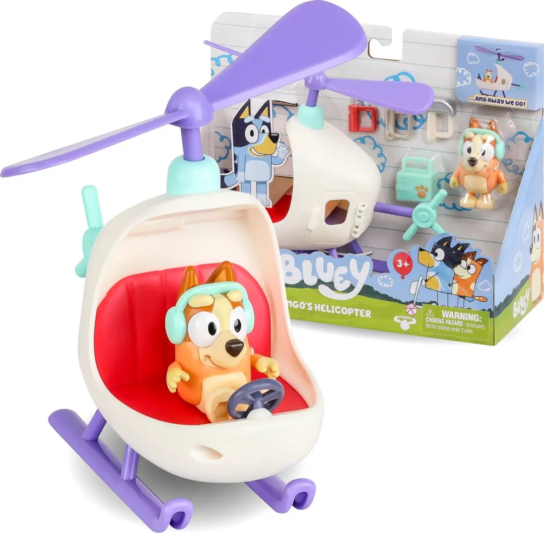 Moose Toys Bluey Bingo’s Helikopter Speelset