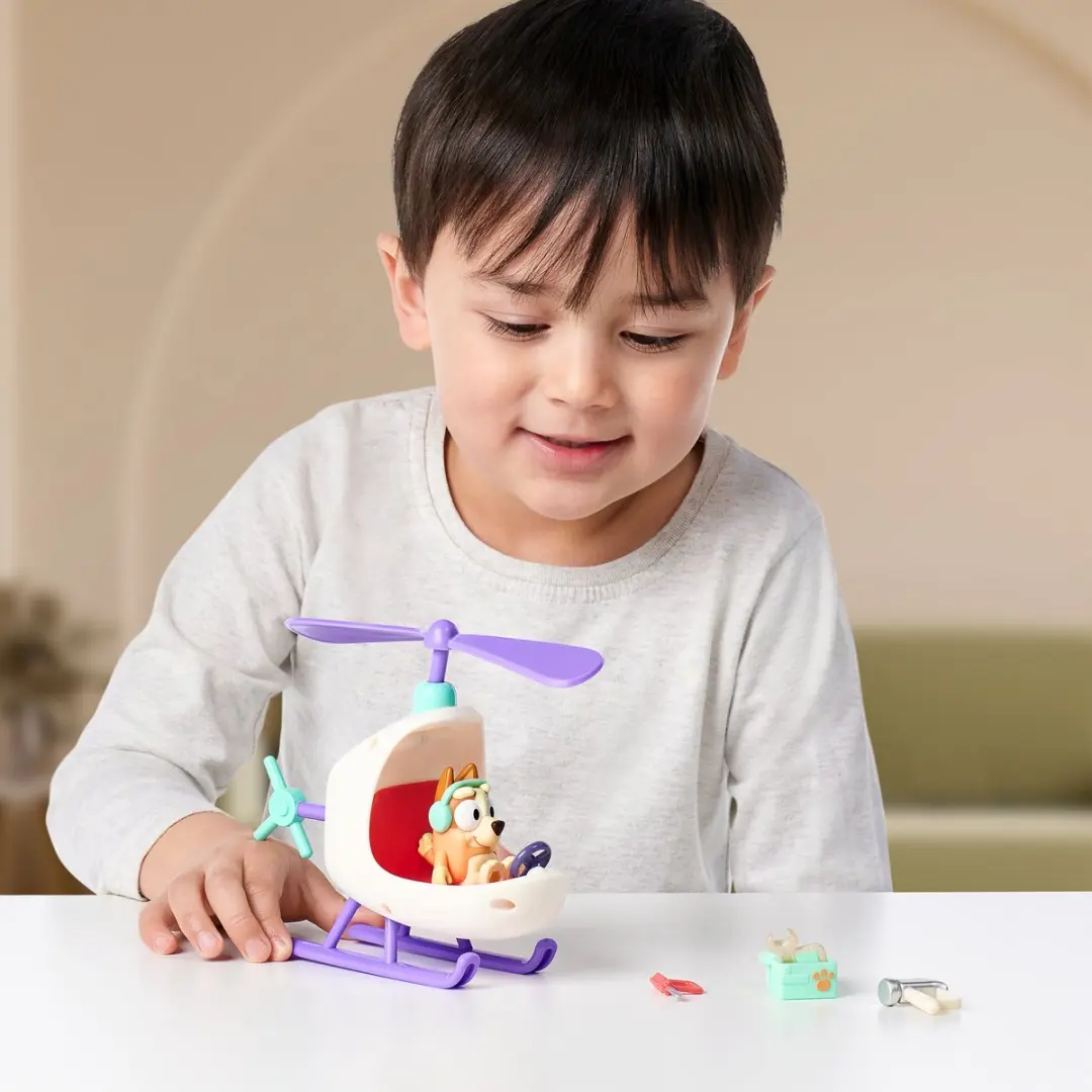 Moose Toys Bluey Bingo’s Helikopter Speelset - Multikleur