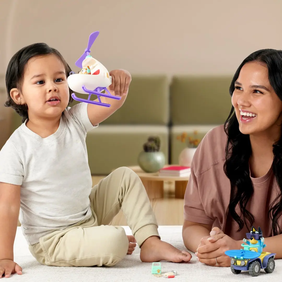 Moose Toys Bluey Bingo’s Helikopter Speelset - Multikleur