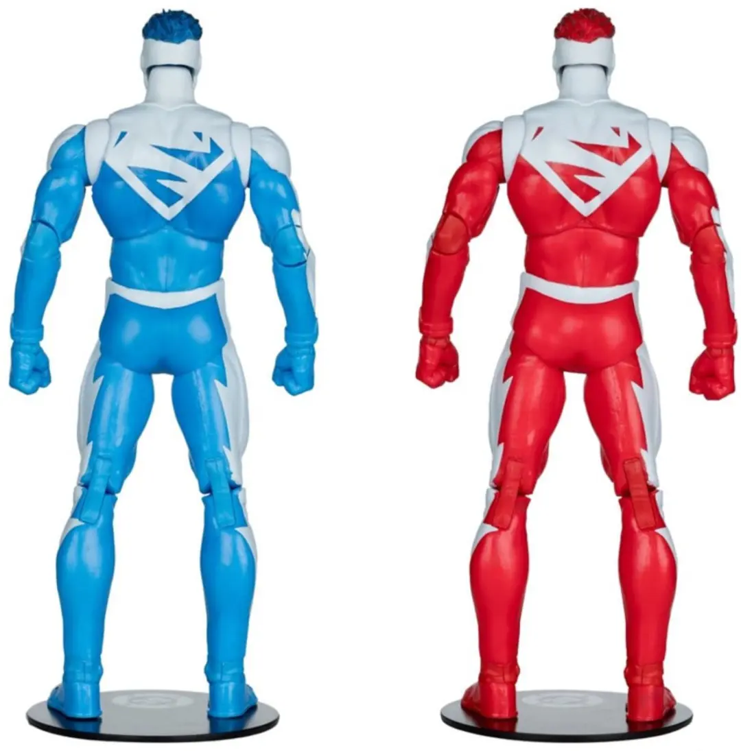 McFarlane Toys DC Multiverse Superman Blue vs. Red 2-Pack - MCF17904 - afbeelding 3 van 6