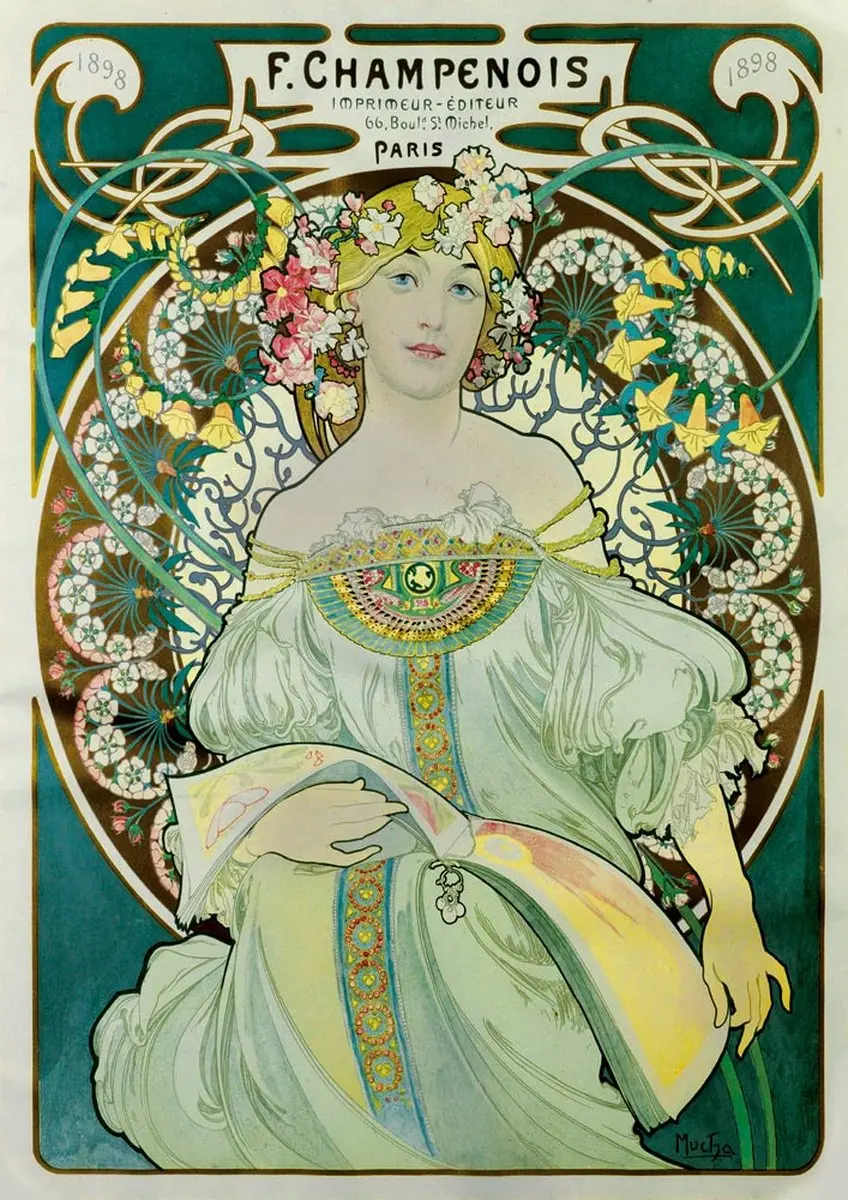 Bluebird Puzzle legpuzzel Mucha Daydream 1897