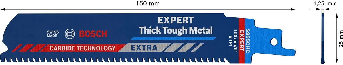 Bosch Professional Expert S 955 CHC Reciprozaagblad 2608900366