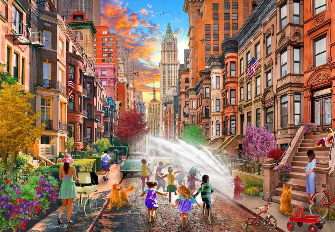 Bluebird Puzzle legpuzzel Hot Summer Days NYC