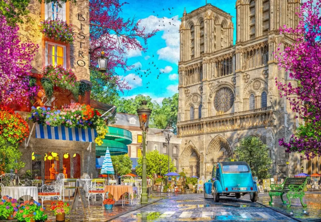 Bluebird Puzzle legpuzzel Notre Dame Afternoon
