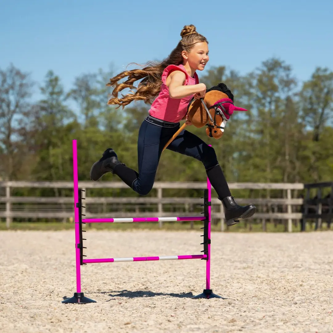 QHP Hindernis Hobby Horse Fucsia - afbeelding 2 van 6