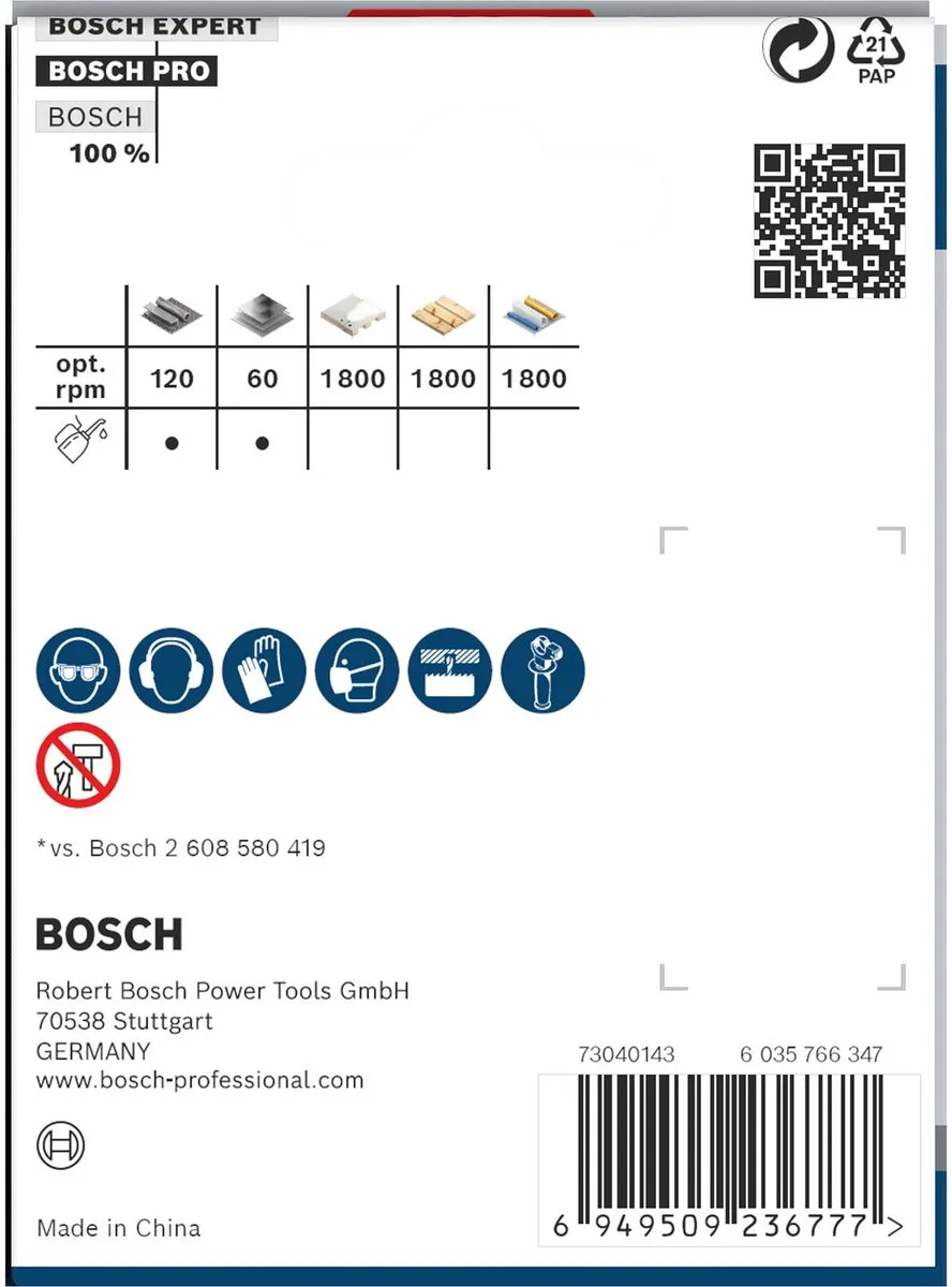 Bosch Professional Multi Materiaal Gatenzaag 73mm - 2608584812