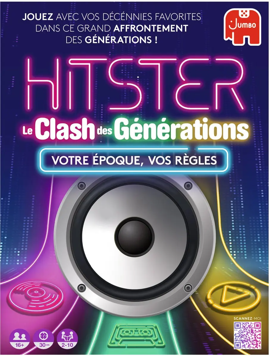 Jumbo Hitster Battle of the Generations - 10 Spelers