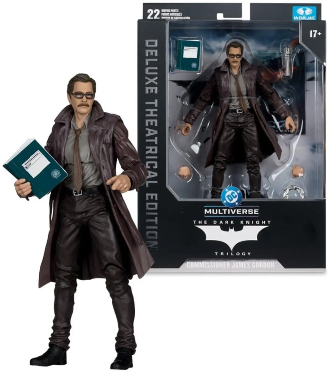 McFarlane Toys DC Multiverse Commissioner James Gordon Action Figure - MCF17897 - 18cm Multi - afbeelding 2 van 6