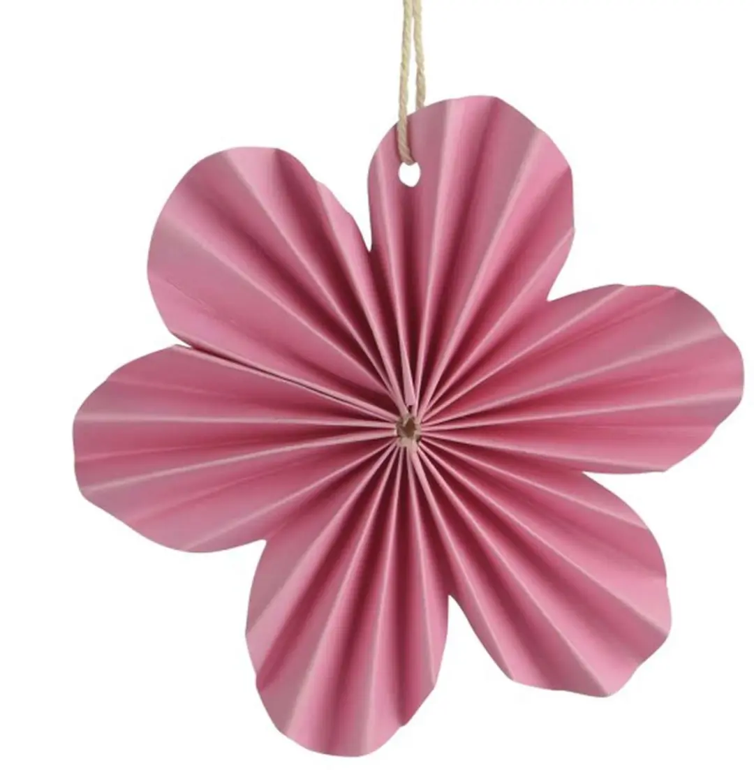Kaemingk Papierbloem Roze Ø 10,5 cm