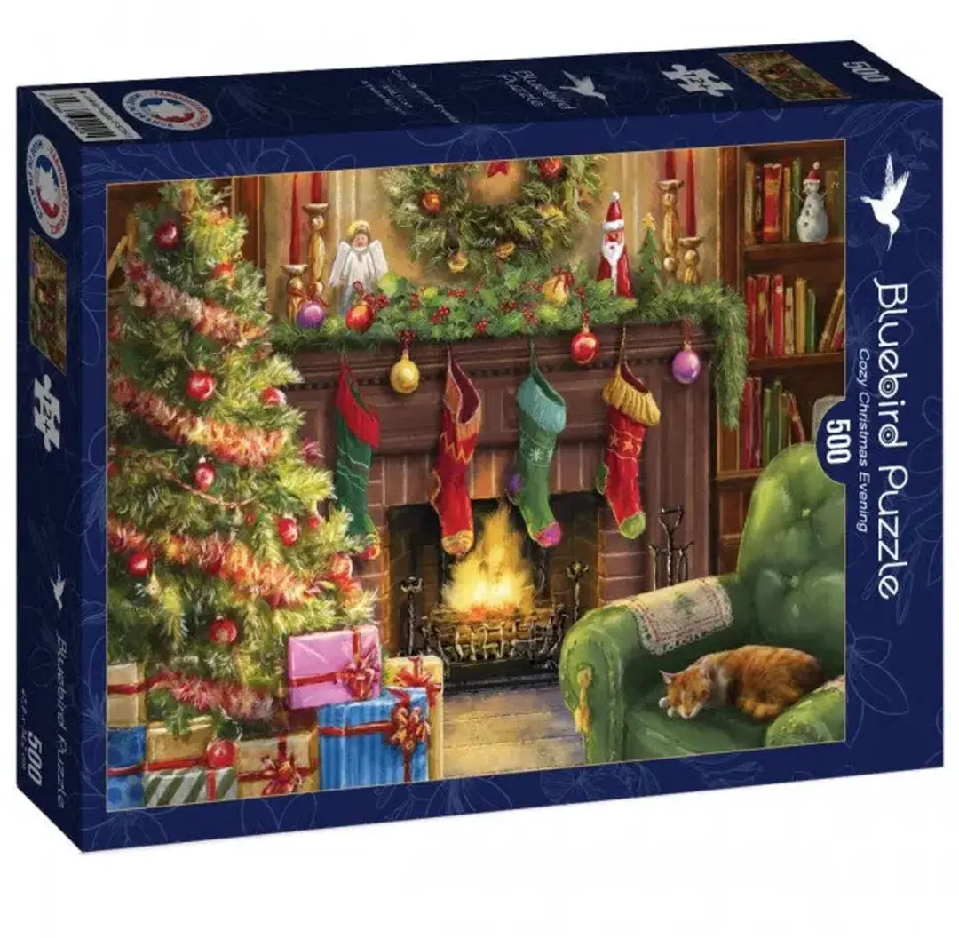 Bluebird Puzzle Cozy Christmas Evening 500 Stuks