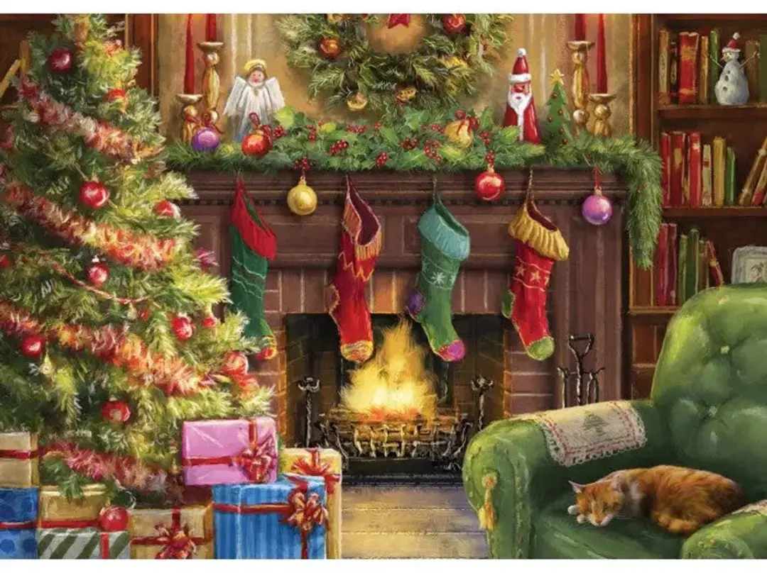 Bluebird Puzzle Cozy Christmas Evening 500 Stuks - 90541