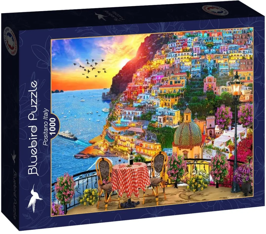 Bluebird Puzzle Positano Italy 1000 Stuks - Meerkleurig