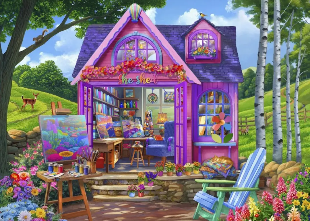 Bluebird Puzzle legpuzzel She Shed Studio