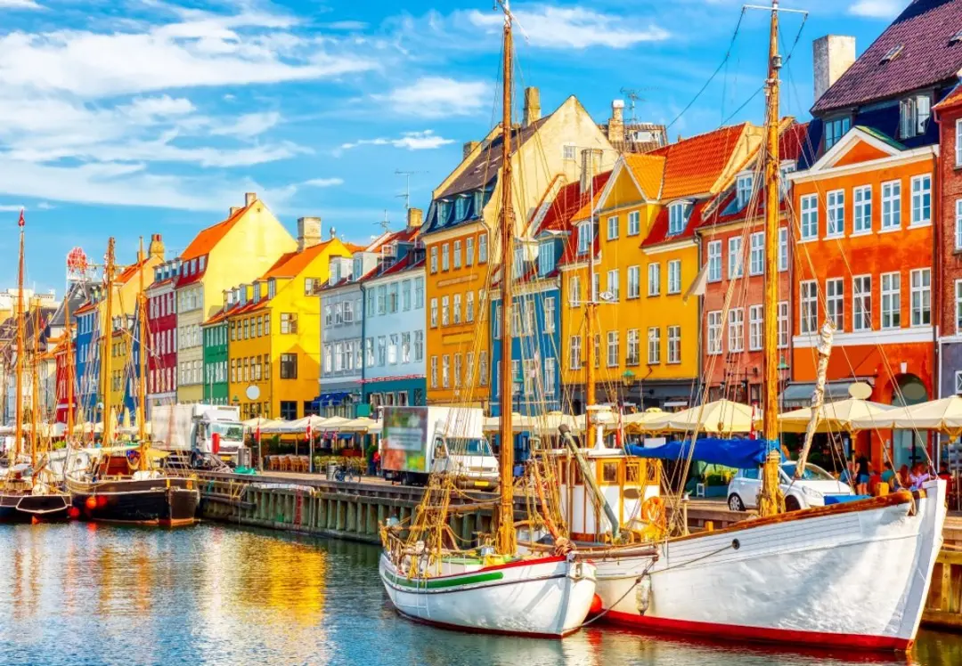 Bluebird Puzzle legpuzzel Nyhavn Harbour Kopenhagen 1000 stukjes.