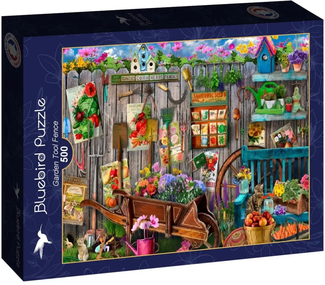 Bluebird Puzzle Hek - 500 Stuks Meerkleurig