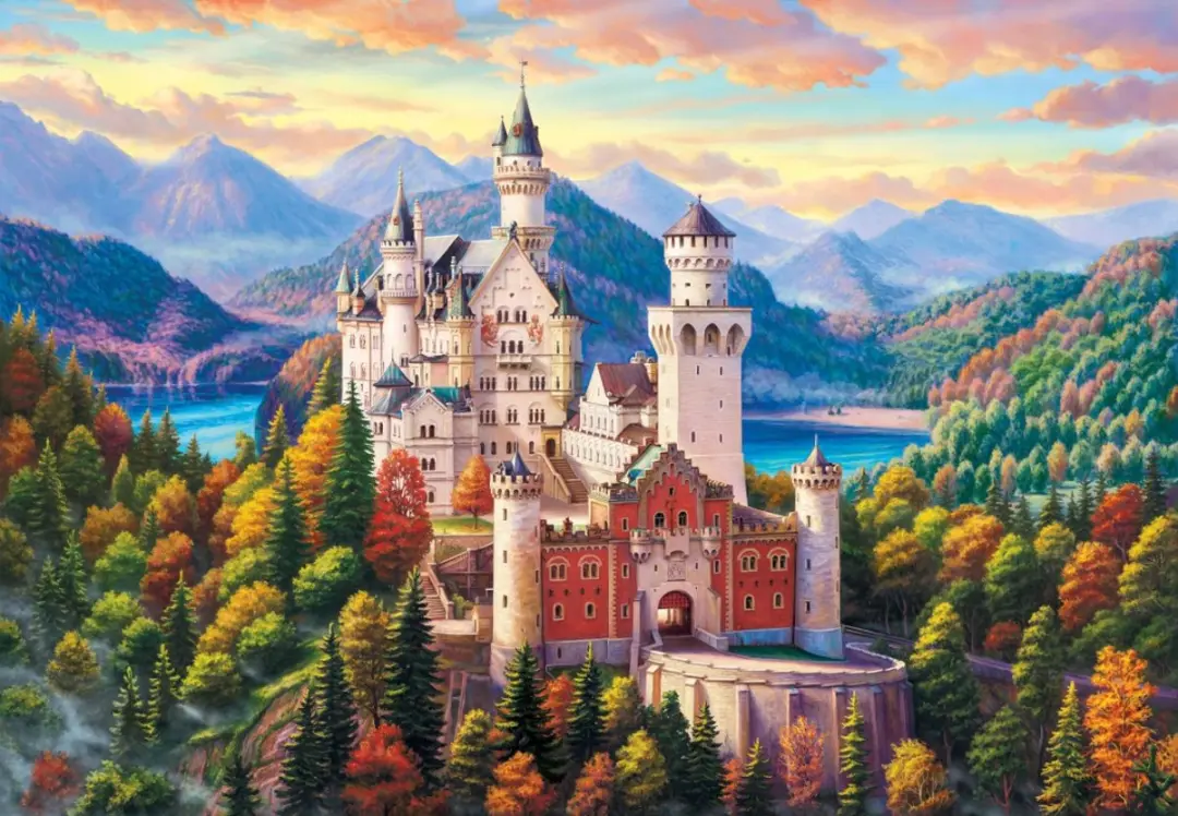 Bluebird Puzzle Castle in the Mountains 1000 Stuks