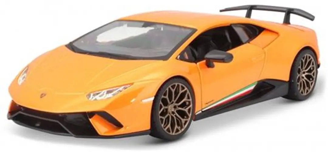 Bburago Lamborghini Huracán Performante 1/24 - Oranje - afbeelding 2 van 2