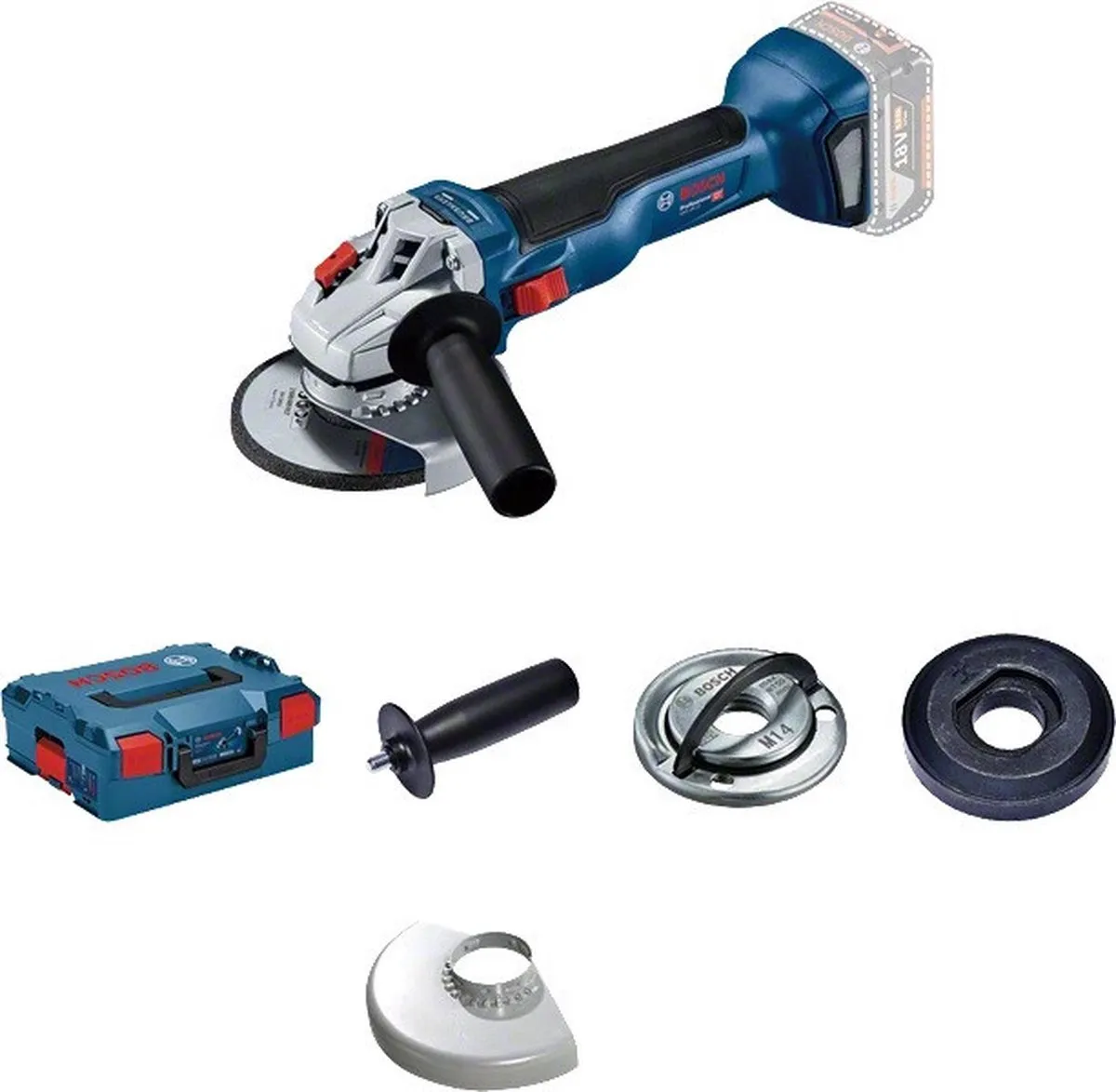Bosch Professional GWS 18V-10 Haakse Slijper 125mm