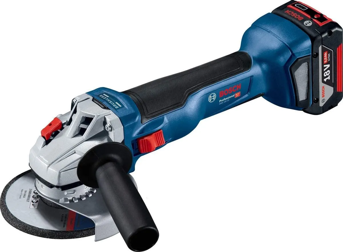 Bosch Professional GWS 18V-10 Haakse Slijper 125mm - 1000W