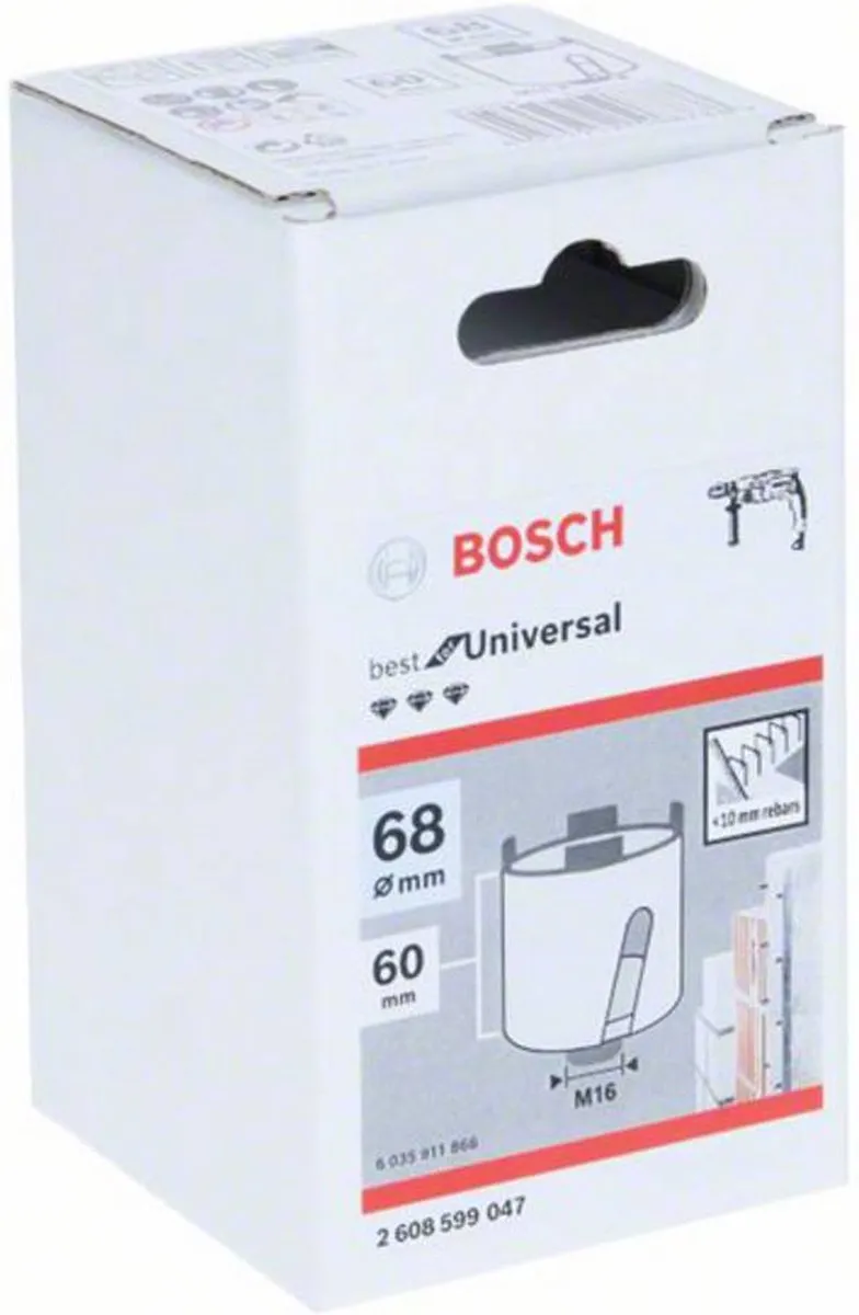 Bosch Professional Diamantboor Droog 68mm - Metaal