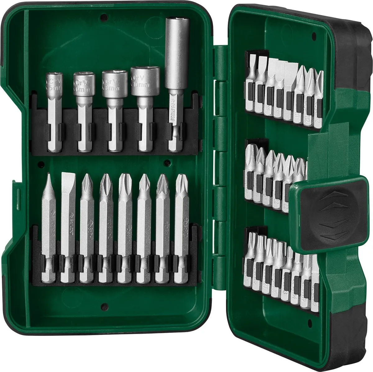 PARKSIDE Bitschroevendraaierset 37-delig - 32 bits, 4 steeksleutels