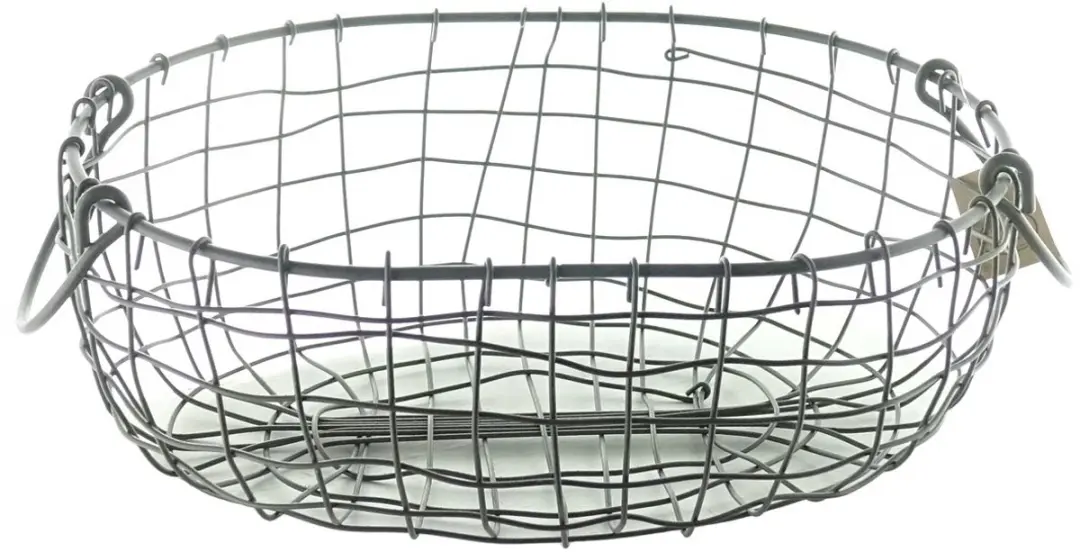 Esschert Design Ovale Draadmand Bruin 32cm