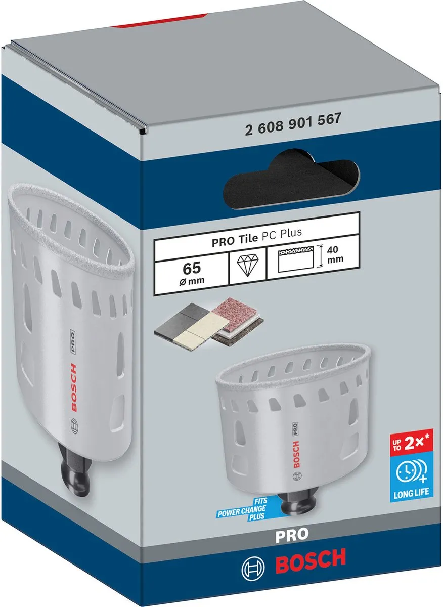 Bosch Professional PRO Tegel PC Plus Gatzaag 65mm - HS 2608901567