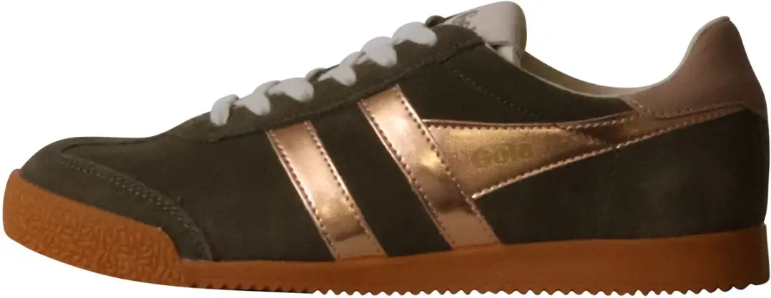 Gola Baskets Elan Glitz Trainer - Kaki/Rose/Gold - afbeelding 6 van 6