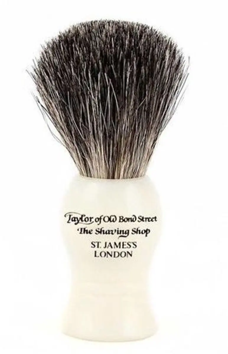 Taylor of Old Bond Street Pure Badger Scheerkwast Wit