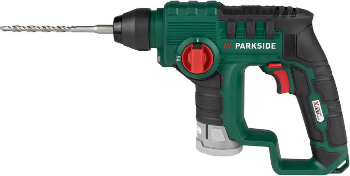 PARKSIDE Accu-klopboor 12V - 10mm Beton/Hout/Metselwerk