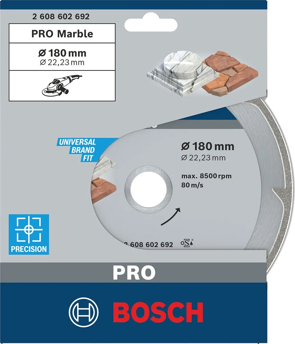 Bosch Professional Diamantschijf Best Marble 180mm - 22,23mm As