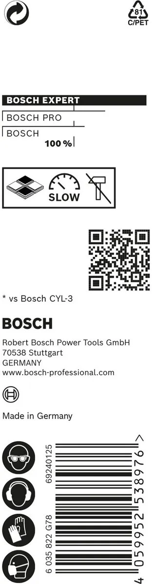 Bosch Professional CYL-9 Multiconstructieboor 4mm - Hout - afbeelding 6 van 6