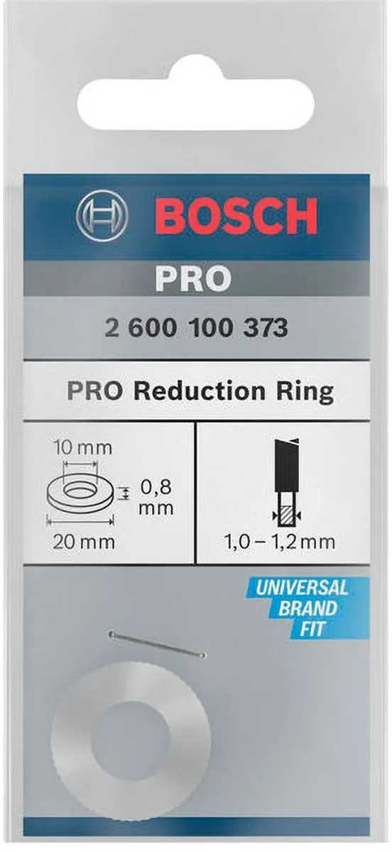 Bosch Professional Reductiering 20x0,8x10mm - 2600100...