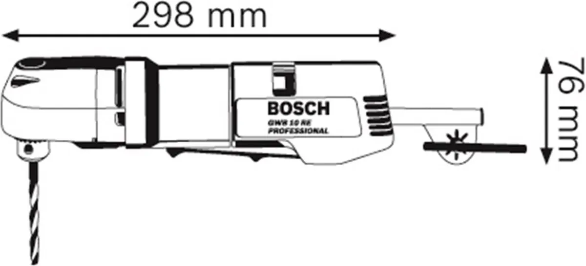 Bosch Professional GWB 10 RE Boormachine 10mm