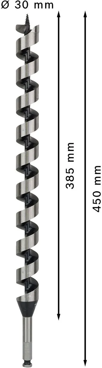 Bosch Professional Slangenboor 30x450mm Hout - 2608597651