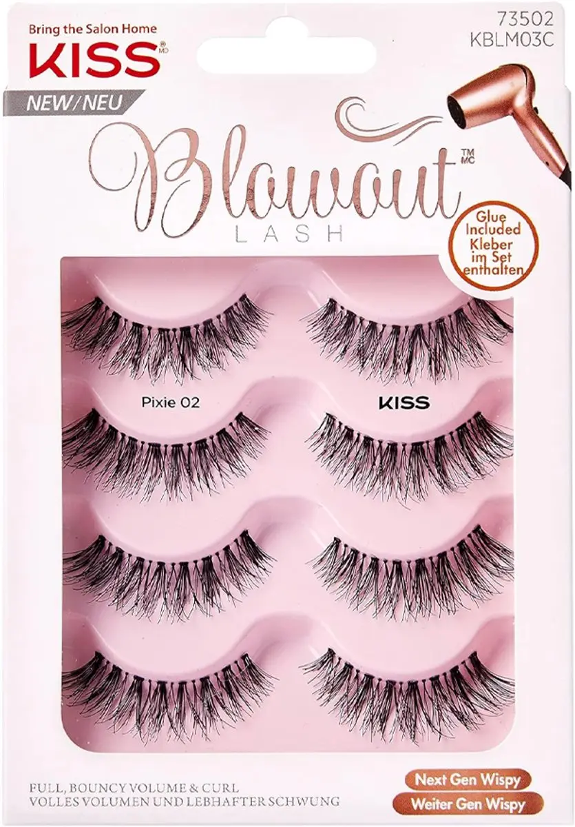 Kiss Blowout Pixie Kunstwimpers op strip