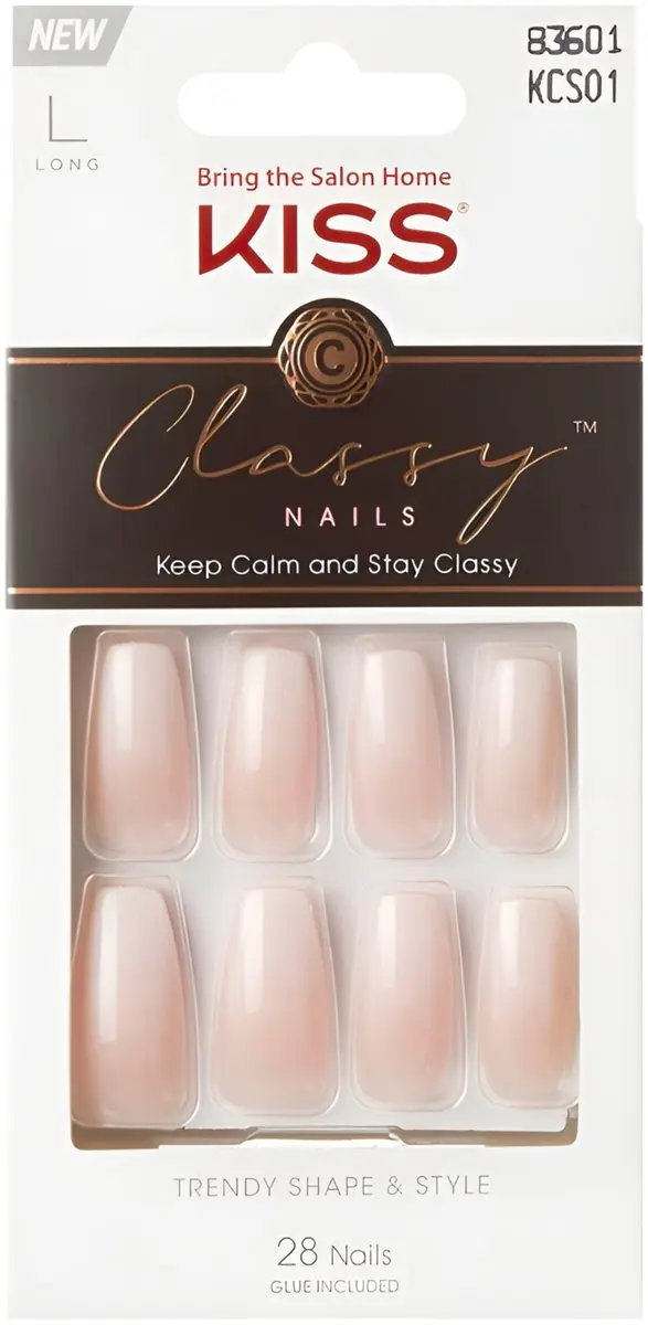 Kiss Ballerina Tips Nude Ombre L