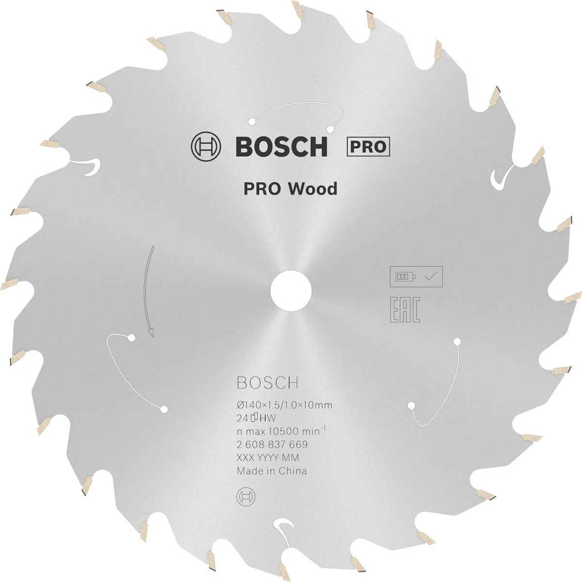 Bosch Professional PRO Wood Zaagblad 140mm