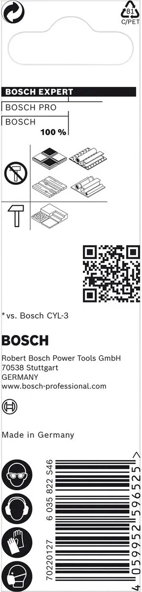Bosch Professional EXPERT Univeelboor Cyl-9 Multiconstruction 10x200x250