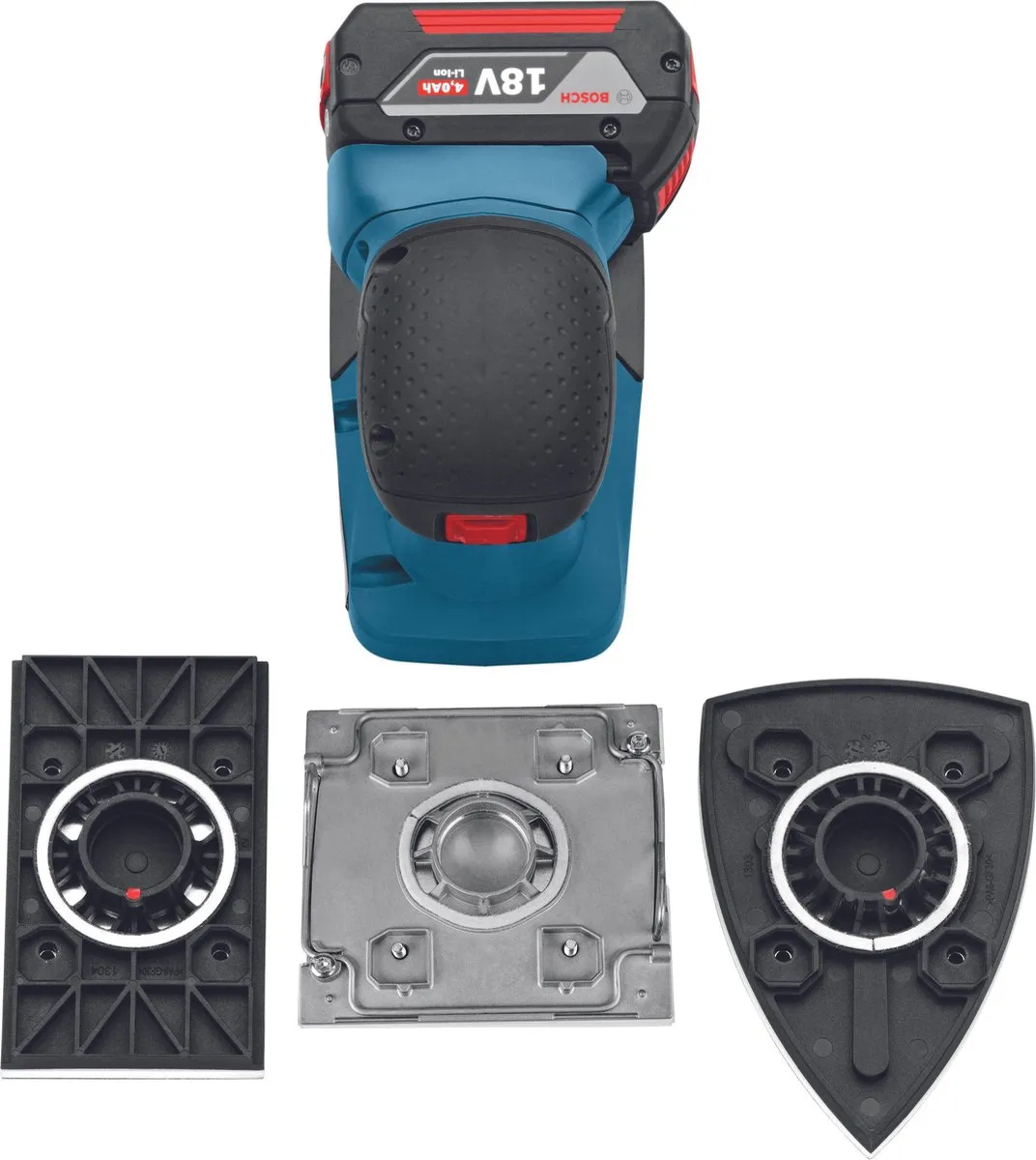 Bosch Professional GSS 18V-10 Accu Vlakschuurmachine - 2x 4,0Ah