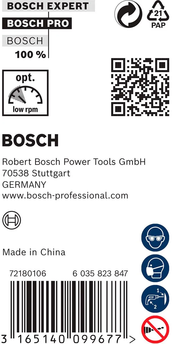 Bosch Professional Houtboor M-Punt 20x400mm - 20mm